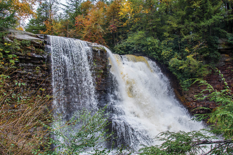 Waterfall at Swallow Falls