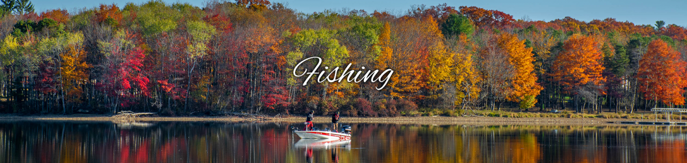 Boat Fishing on Deep Creek Lake 